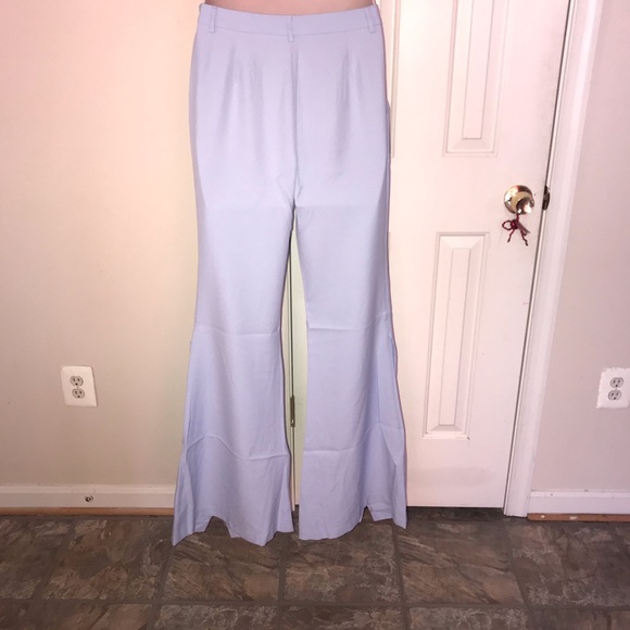 Essie | High Waist Flared Side Slit Pants - Picture 4 of 7